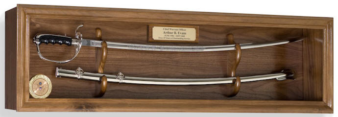 Glass Display Case for Swords